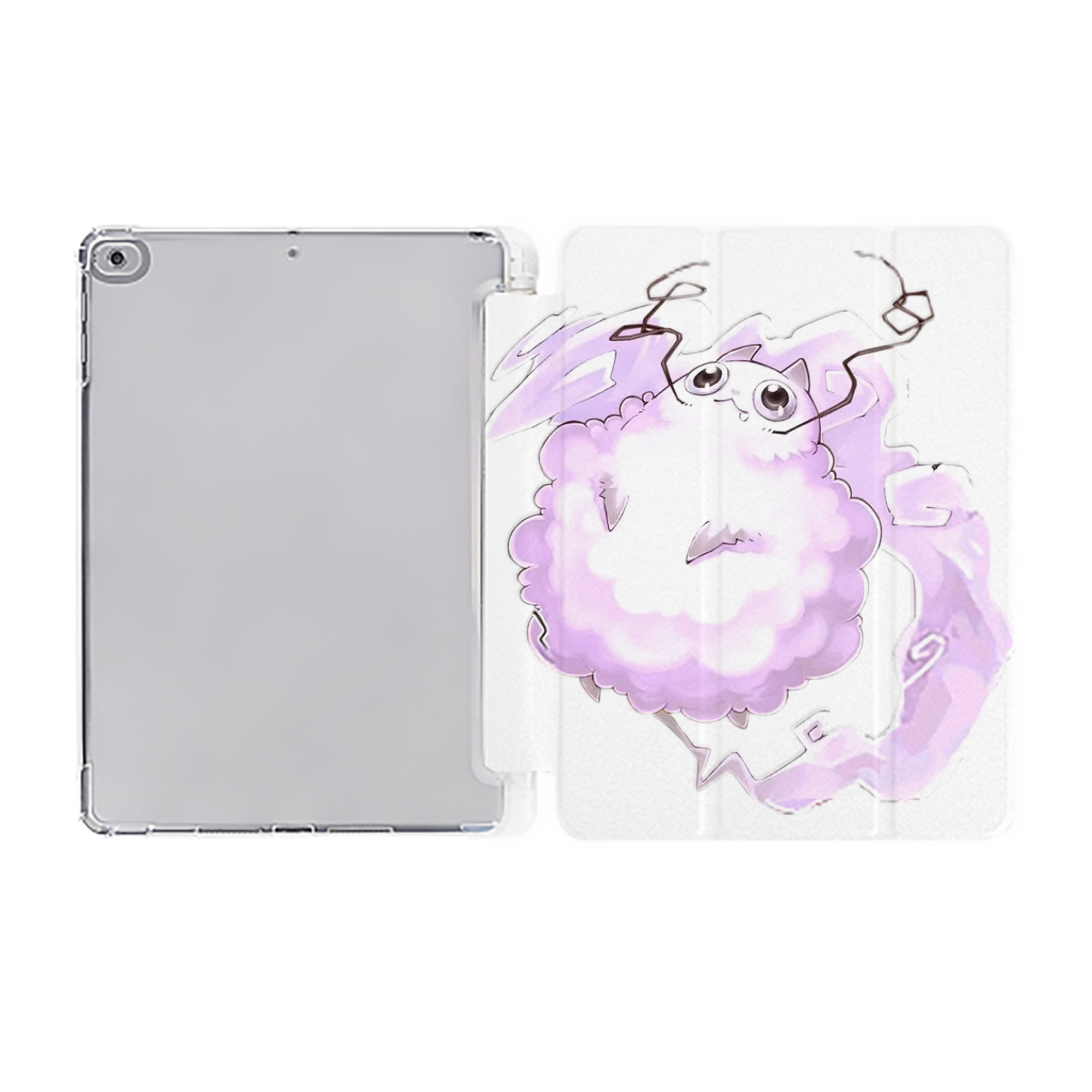 （画像用） 遊☆戯☆王 Yu-Gi-Oh! IPad ケース ペン収納付き 三つ折りスタンド PUレザー×シリコン 対応機種9.5/10.5/10.9インチ